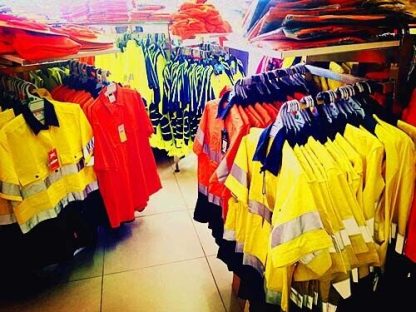 HI VIS SHIRT 100% COTTON SAFETYWORKWEAR, LONG SLEEVE WITH 3M R/TAPE COOL VENT - Image 8