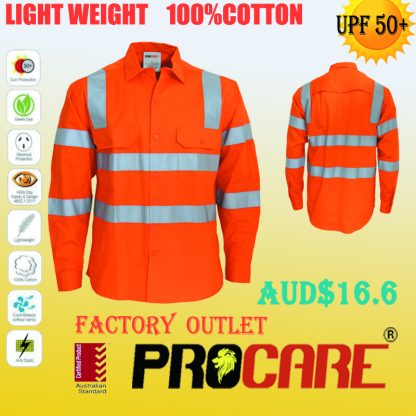 Hi-Vis 3 way Cool-Breeze VIC Rail Shirt