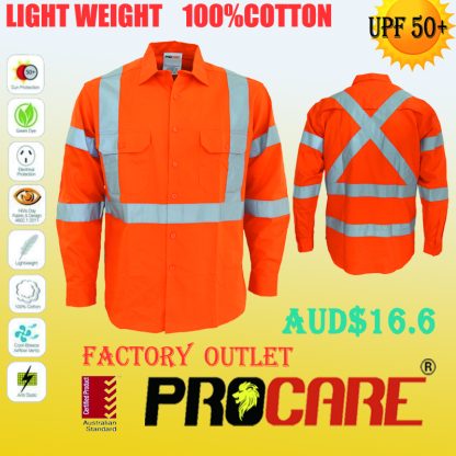 Hi-Vis 3 way vented "X" back & Biomotion taped shirt