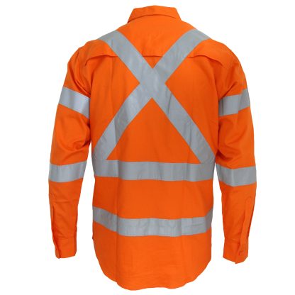 Hi-Vis 3 way vented "X" back & Biomotion taped shirt - Image 3